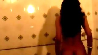 Desi Hottie Shower Stripping Teasing Show