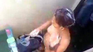 Indian Maid Voyeur Shower