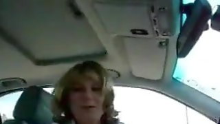 Mature Car Blowjob