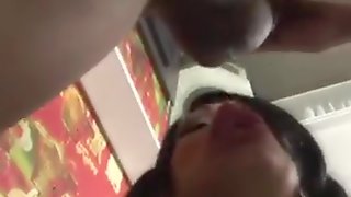 Ladyboy Cum In Mouth