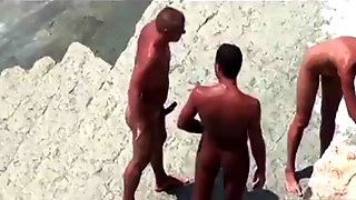 Podglądanie, Plaża, Nudysci