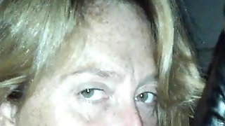 Mature Sucking Dildo