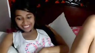 Indian amateurs in her webcam