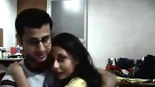 An amateur porn Indian couple making their own private video