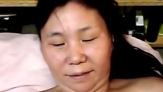 Granny Drinking Piss, Pissing Asian
