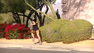 Public Candid Short Shorts