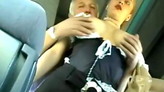 Grabschen Öffentlichkeit, Grapschen Im Bus, Groped In Bus, Groping Public, Kellnerin