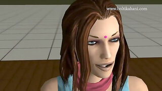 Indian splendid secretary Hindi desi cartoon film like savita bhabhi