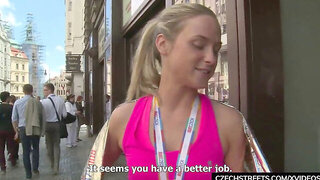 Street Pick Up, Czech Streets Blonde, Prague Amateur, Marathon