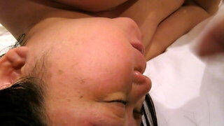 Asian Mature Swallows Cum