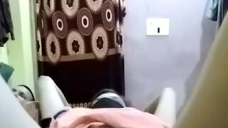 Desi wife fingering on cam for bf