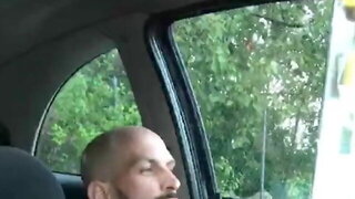 Gay Hitchhiker, Gay Helping Handjobs
