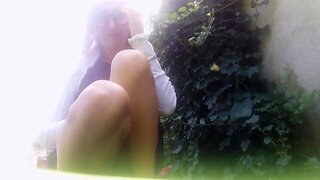 Voyeur Pissing Outdoor