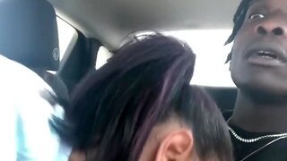 Black Blowjob In Car