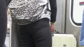 Asian On Train
