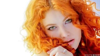 Curly Redhead Solo Masturbation