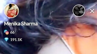 Indian Menika Sharma live on Tango