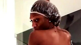 Shemale Ebony Solo