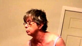 Homemade Stripping Granny