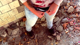 Outside Public Sex Creampie
