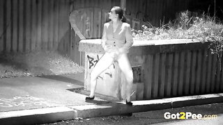 Outdoor Pissing Voyeur