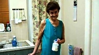 Granny Shows Her Pussy