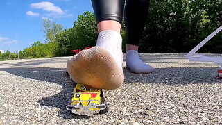 Trampling Nylon Feet