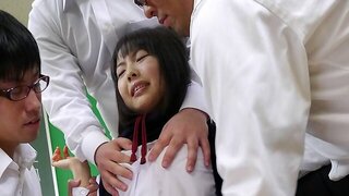 Japansk Ocensurerat Schoolgirl