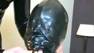 Latex Breathplay, Femdom Breathplay, Latex Mask, Latex Bondage