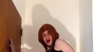 Crossdresser Dildo Solo