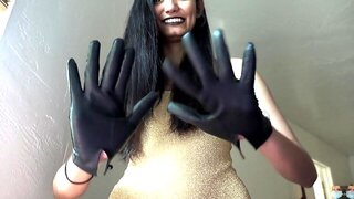 Trying On Leather Gloves - Safe for work?