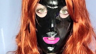 Latex Hood Blowjob