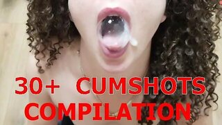 Oral Creampie Compilation, Cum In Mouth