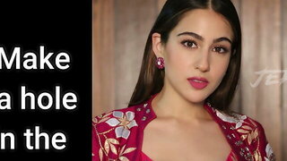 Sara Ali Khan Cum Tribute With Sex sound