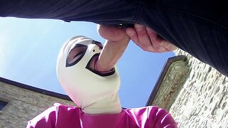 Latex Mask Deepthroat
