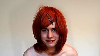 Crossdresser Solo Cum