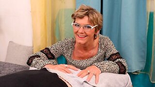 Short Hair Blonde Mature