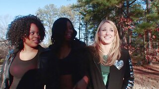 Lesbian Ebony Threesome, Black