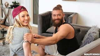 Leggy Blonde Glamour