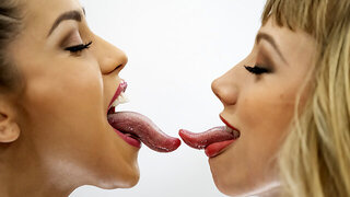Lesbian Kissing Tongue
