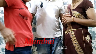 Indian threesome video, Mumbai Ashu sex video, anal sex