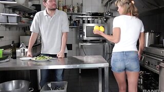 Food Fetish, Kitchen Sex, Food Insertion, Cecilia De Lys Anal