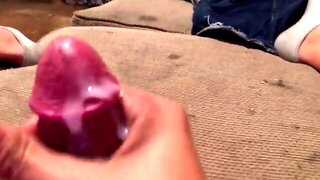 Shemale Creamy Orgasm