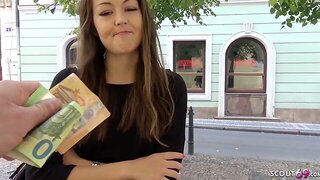 Sex To Pay, Sex With Stranger, Cindy Shine, Mind Fuck, Casting, Cute, Teen (18+), German, Babe