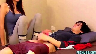Panty Sniffing Cum Shot