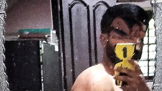 Indian bull cumflow from fat cock