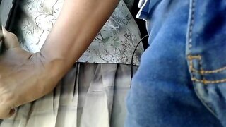 Amateur Touch In Bus
