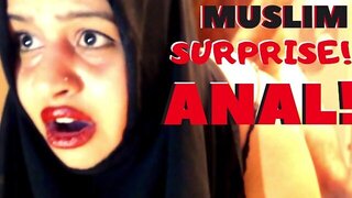 First Anal Hijab