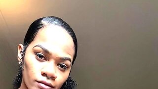 Ebony Solo Masturbation