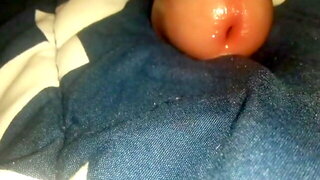 Precum Play, Sensuel Doucement, Cock Head Closeup